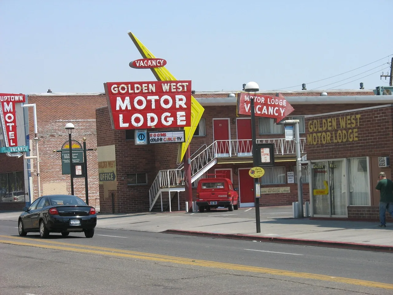 guesthouses, motels, reno, retro, motor lodge, accommodation, motel, hotel, architecture, landmark, building, architecture design, structure, design, construction, architectural, exterior, engineering, reno, motel, motel, motel, motel, motel. Sort by decade: a motel exterior materials itinerary