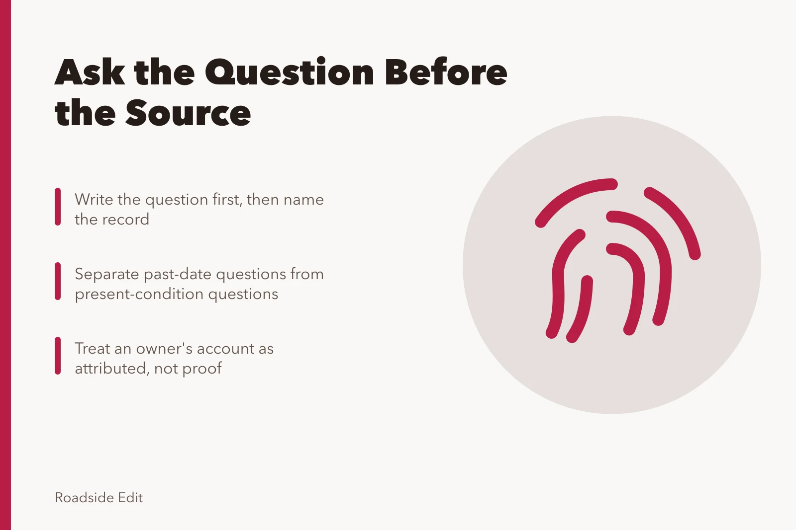 Card on framing gas station preservation research questions around source limits. Gas station preservation fundamentals: research questions to ask before 2027