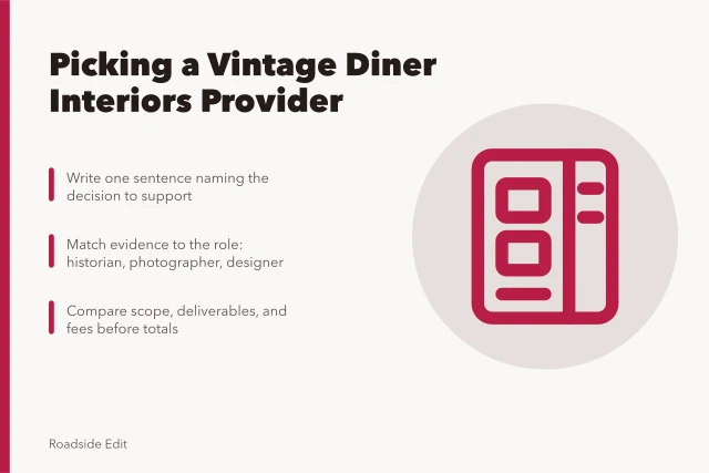 Guide to choosing a vintage diner interiors provider for 2027 projects. How to pick a vintage diner interiors provider for 2027 projects