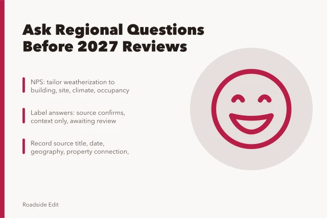 Card on historic motel restoration questions, evidence labels, and 2027 reviews. Historic motel restoration: 6 regional questions owners should ask before 2027 reviews