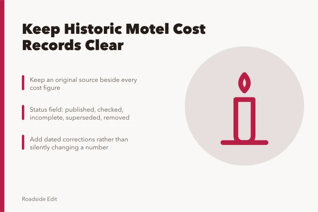 Card about keeping historic motel restoration cost records clear through 2027. How to keep historic motel restoration cost records clear through 2027