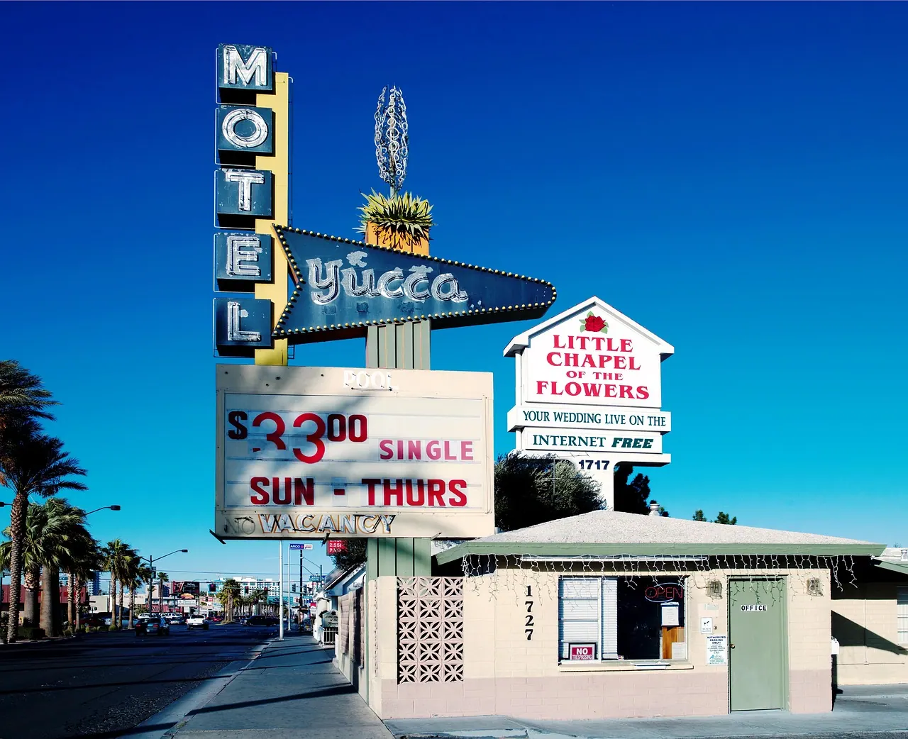 motel, usa, america, house, united states, carol m highsmith, las vegas, nevada, neon, advertisement, old house, hotel, chapel, wedding chapel, united states of america, north amer