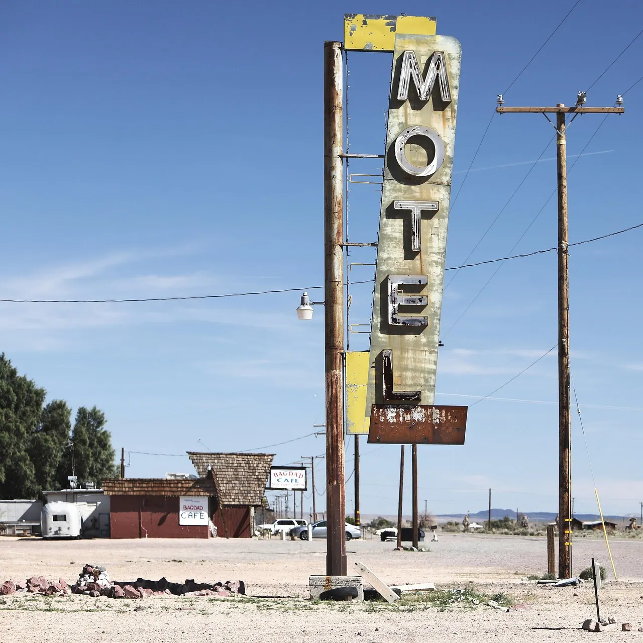 coffee shop, hotel, motel, menu, meal, building, road trip, usa, sign, old, route66, movie, freedom, adventure, discover, oasis, landmark, motorcycle, motel, motel, motel, motel, m